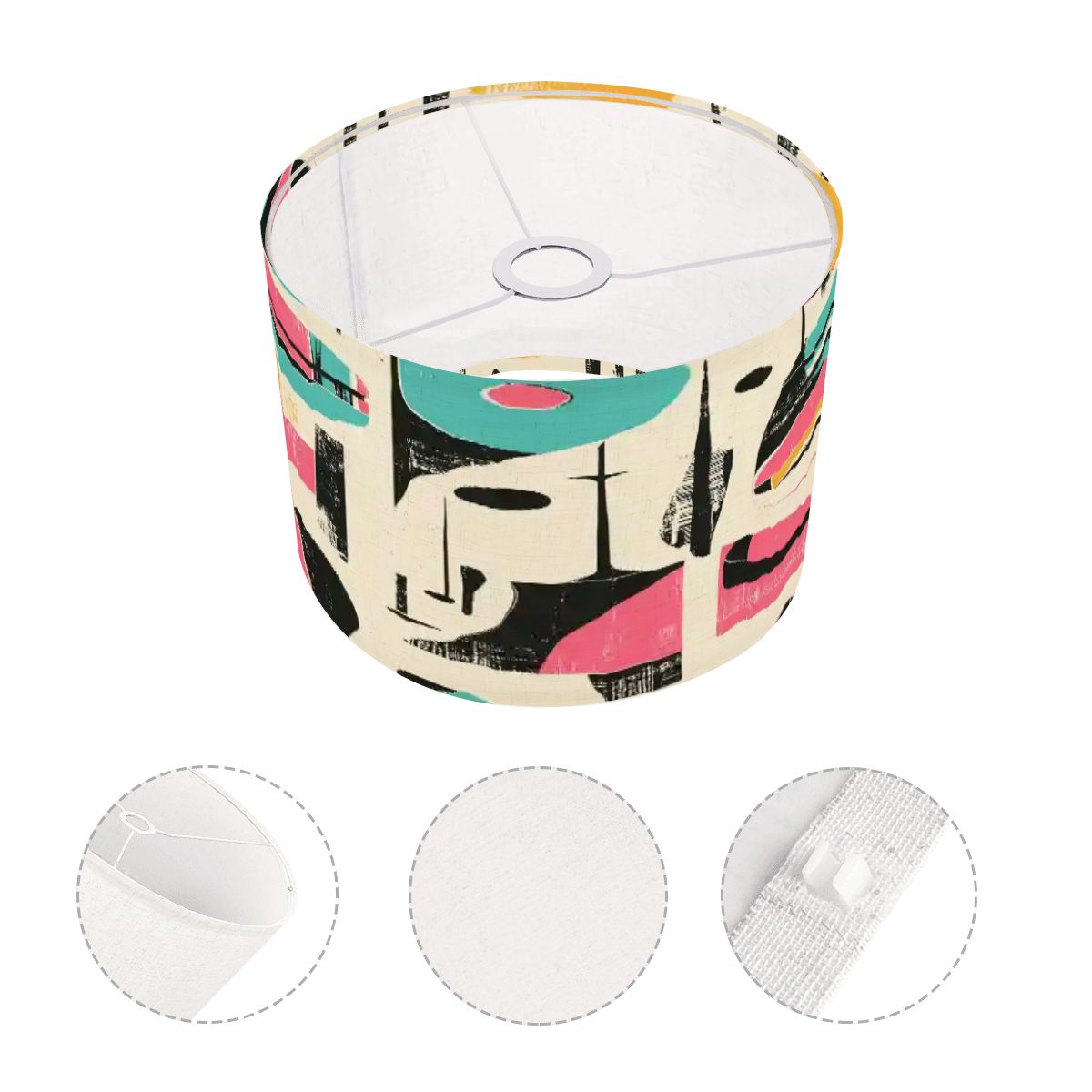 Kate McEnroe New York Mid Century Modern Retro Abstract Lamp ShadeLamp ShadesIB8SJaJvhz