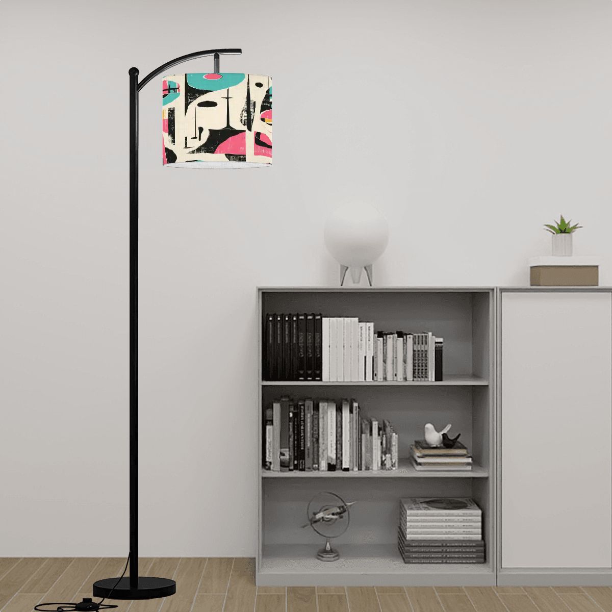 Kate McEnroe New York Mid Century Modern Retro Abstract Lamp ShadeLamp ShadesIB8SJaJvhz