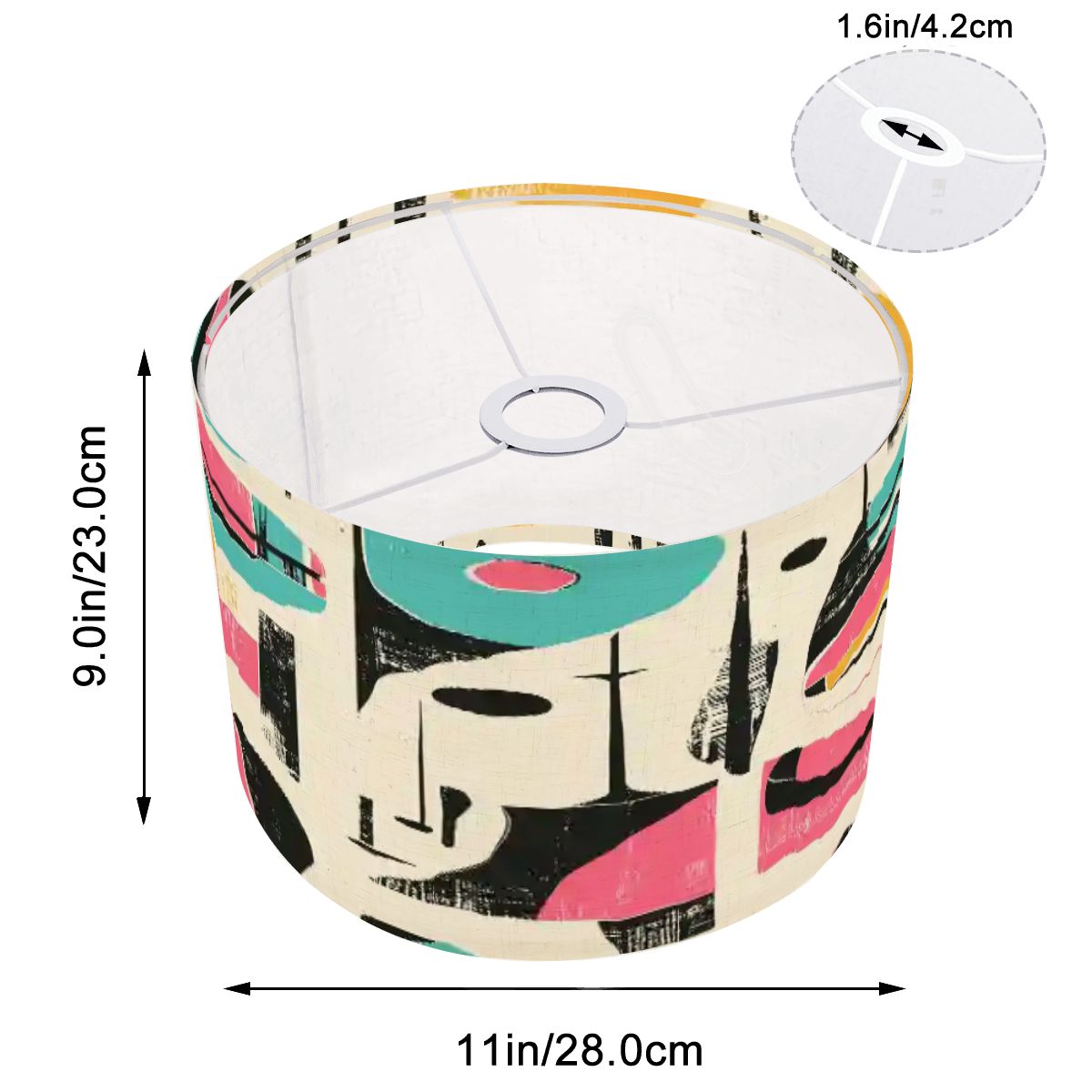 Kate McEnroe New York Mid Century Modern Retro Abstract Lamp ShadeLamp ShadesIB8SJaJvhz