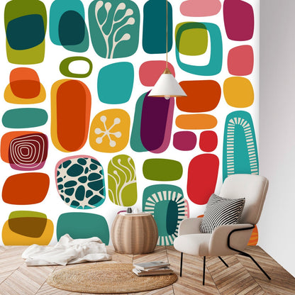 Kate McEnroe New York Mid Century Modern Retro Amoeba Wall Mural KM2942024Wall Mural121137