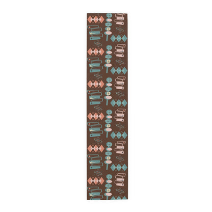 Kate McEnroe New York Mid Century Modern Retro Atomic 50s Table RunnerTable Runners61416158528371582037