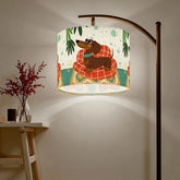 Kate McEnroe New York Mid Century Modern Retro Atomic Doxie Dachshund Dog Lamp ShadeLamp Shadesv3fJq3RjYv