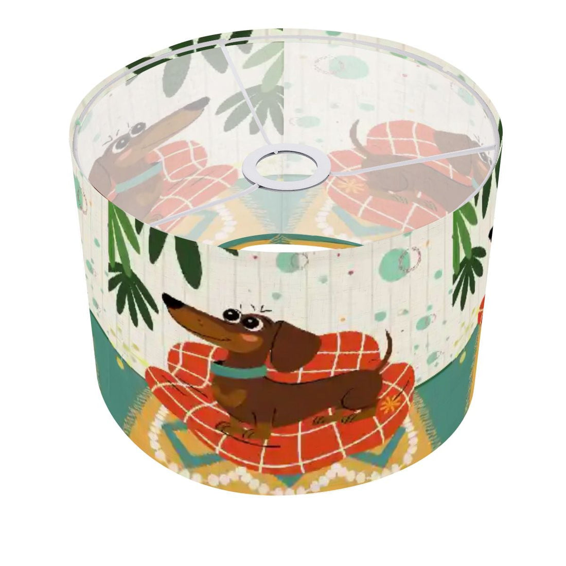 Kate McEnroe New York Mid Century Modern Retro Atomic Doxie Dachshund Dog Lamp ShadeLamp Shadesv3fJq3RjYv