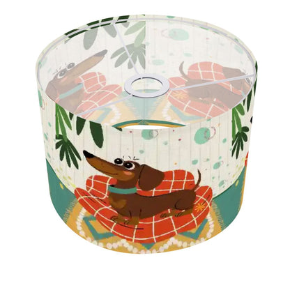 Kate McEnroe New York Mid Century Modern Retro Atomic Doxie Dachshund Dog Lamp ShadeLamp Shadesv3fJq3RjYv