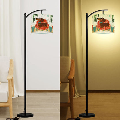Kate McEnroe New York Mid Century Modern Retro Atomic Doxie Dachshund Dog Lamp ShadeLamp Shadesv3fJq3RjYv