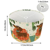 Kate McEnroe New York Mid Century Modern Retro Atomic Doxie Dog Drum Lamp ShadeLamp ShadesBVzQWJhDfP