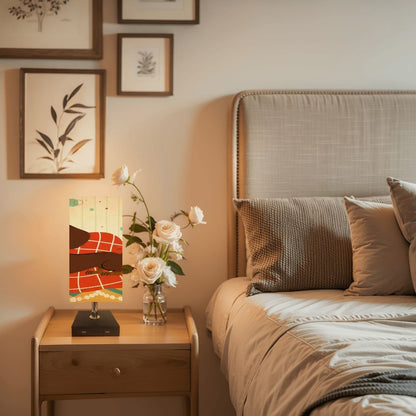 Kate McEnroe New York Mid Century Modern Retro Atomic Doxie Dog USB Charging Table LampTable Lampsxf0zyt0Opz