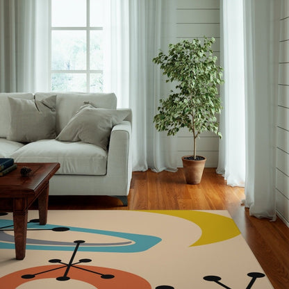 Kate McEnroe New York Mid Century Modern Retro Atomic Starburst Area RugsRugs32125016567438246476