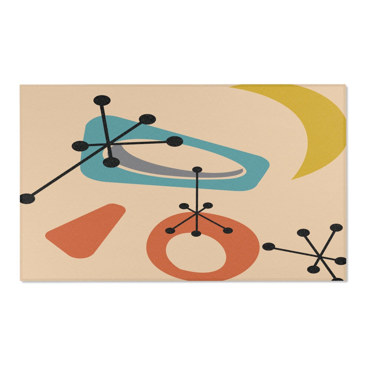 Kate McEnroe New York Mid Century Modern Retro Atomic Starburst Area RugsRugs32125016567438246476