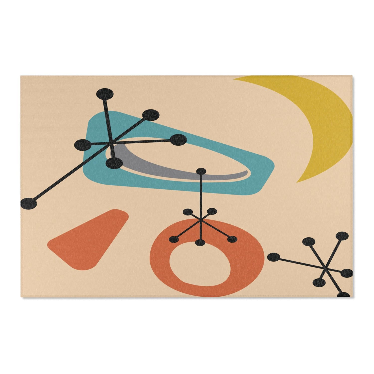 Kate McEnroe New York Mid Century Modern Retro Atomic Starburst Area RugsRugs32125016567438246476