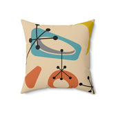 Kate McEnroe New York Mid Century Modern Retro Atomic Starburst PillowThrow Pillows16724896504098430087