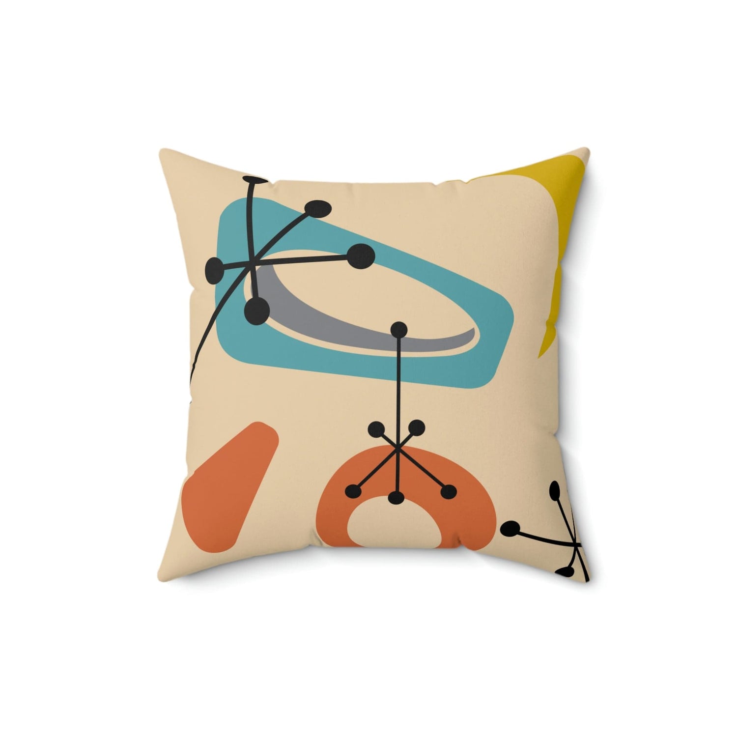 Kate McEnroe New York Mid Century Modern Retro Atomic Starburst PillowThrow Pillows29407803155802082564