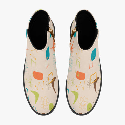 Kate McEnroe New York Mid Century Modern Retro Boomerang Starburst Ankle BootsAnkle Bootskrq5luqs_001