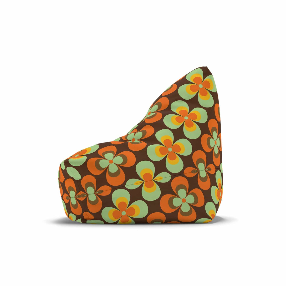 Kate McEnroe New York Mid Century Modern Retro Daisy Floral Bean Bag Chair CoverBean Bag Chair Covers40889796322422892369