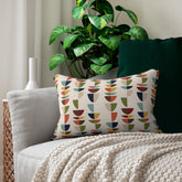 Kate McEnroe New York Mid Century Modern Retro Geometric Abstract MCM Lumbar PillowLumbar Pillows17312528421536820596