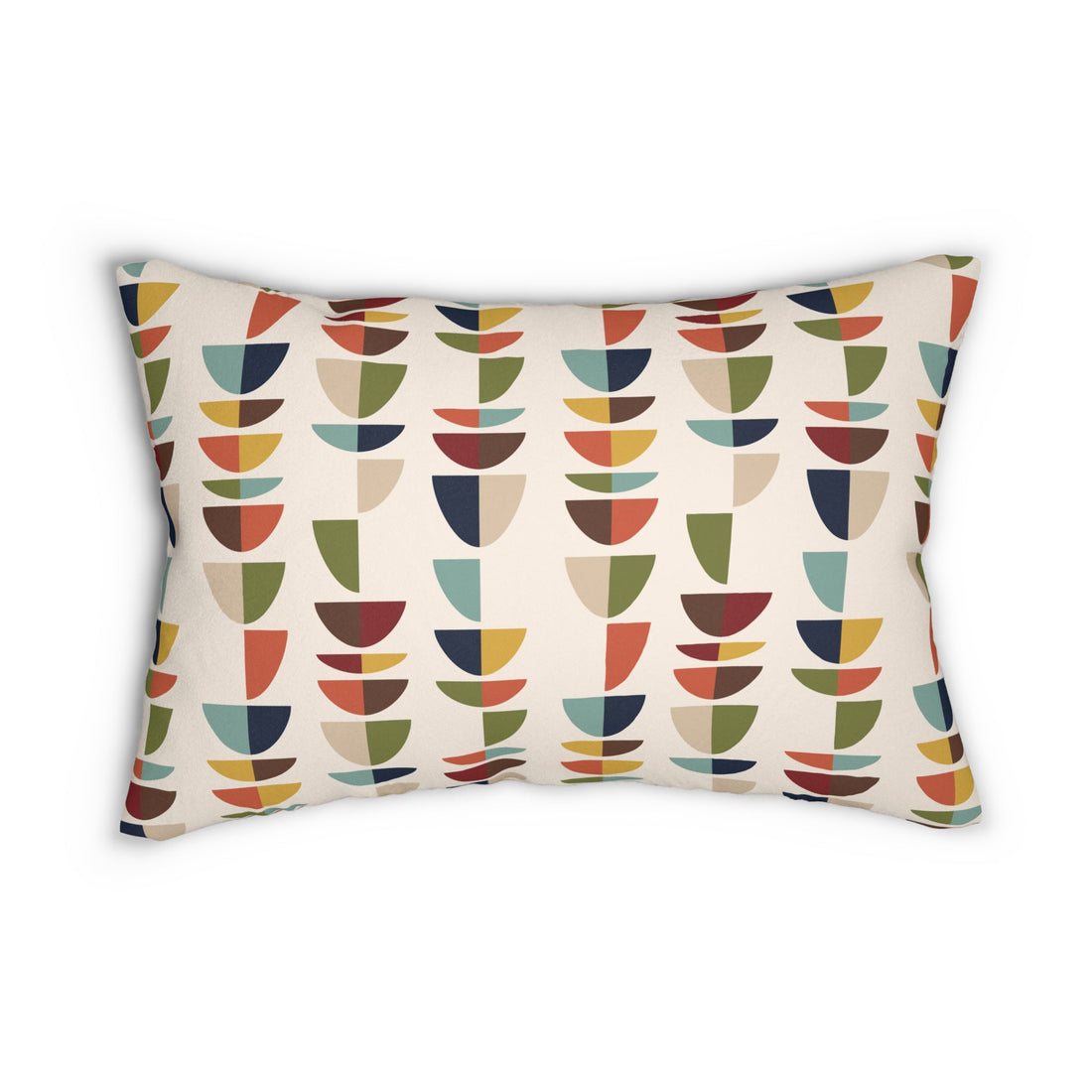 Kate McEnroe New York Mid Century Modern Retro Geometric Abstract MCM Lumbar PillowLumbar Pillows17312528421536820596