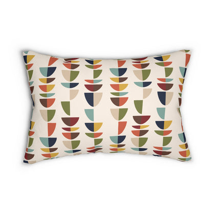 Kate McEnroe New York Mid Century Modern Retro Geometric Abstract MCM Lumbar PillowLumbar Pillows17312528421536820596