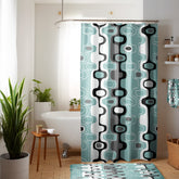 Kate McEnroe New York Mid Century Modern Retro Geometric Abstract Shower CurtainShower Curtains15348052920172442154