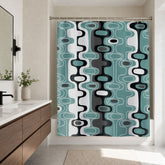 Kate McEnroe New York Mid Century Modern Retro Geometric Abstract Shower CurtainShower Curtains15348052920172442154