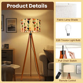 Kate McEnroe New York Mid Century Modern Retro Geometric Abstract Tripod Floor LampTripod Floor Lamps1NFAlSnvdi