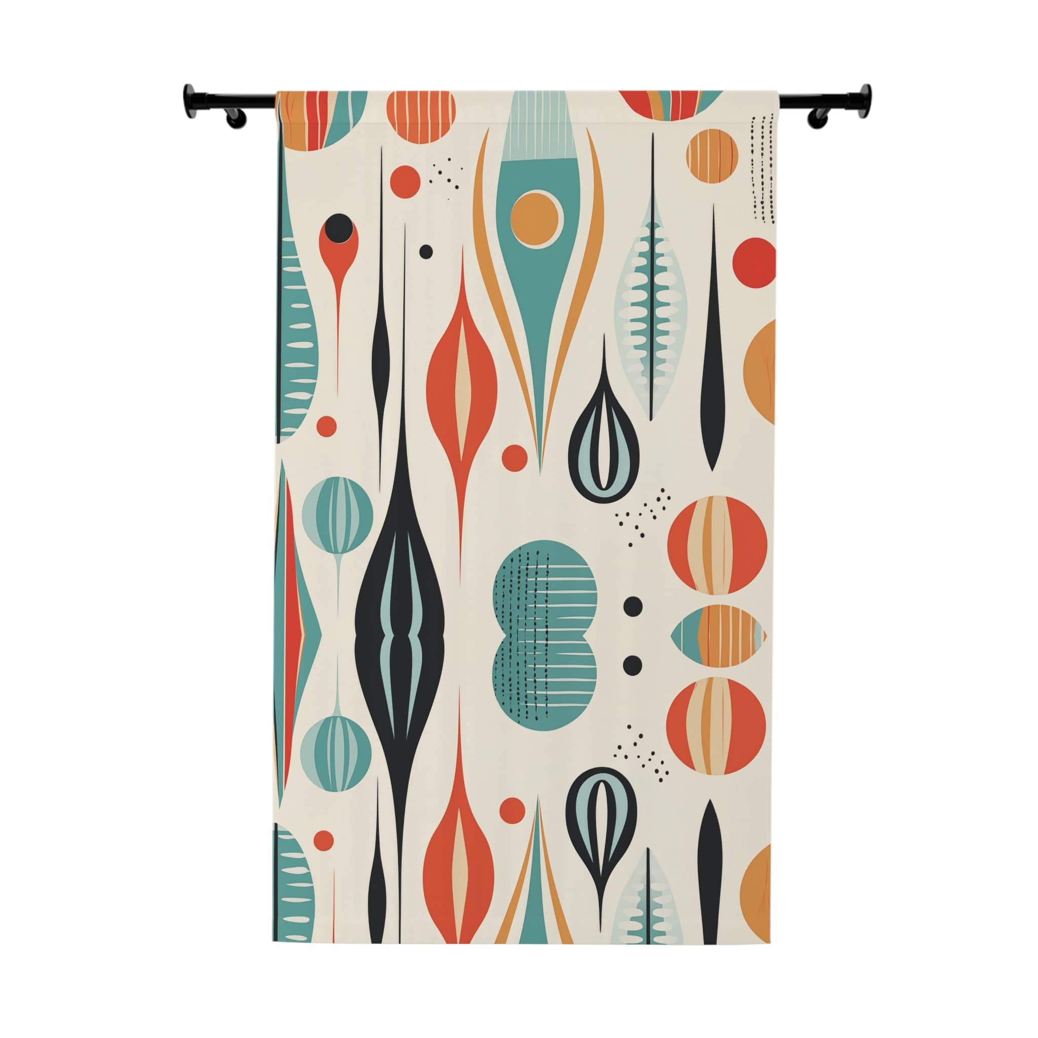Kate McEnroe New York Mid Century Modern Retro Geometric Boho Blackout Window CurtainsWindow Curtains16490223299509802178