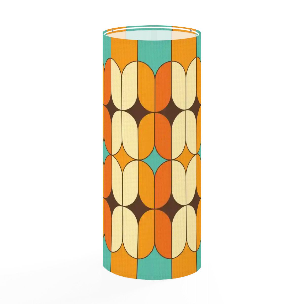 Kate McEnroe New York Mid Century Modern Retro Geometric Cylinder Lamp ShadeLamp Shades30Dr4Zxy9t