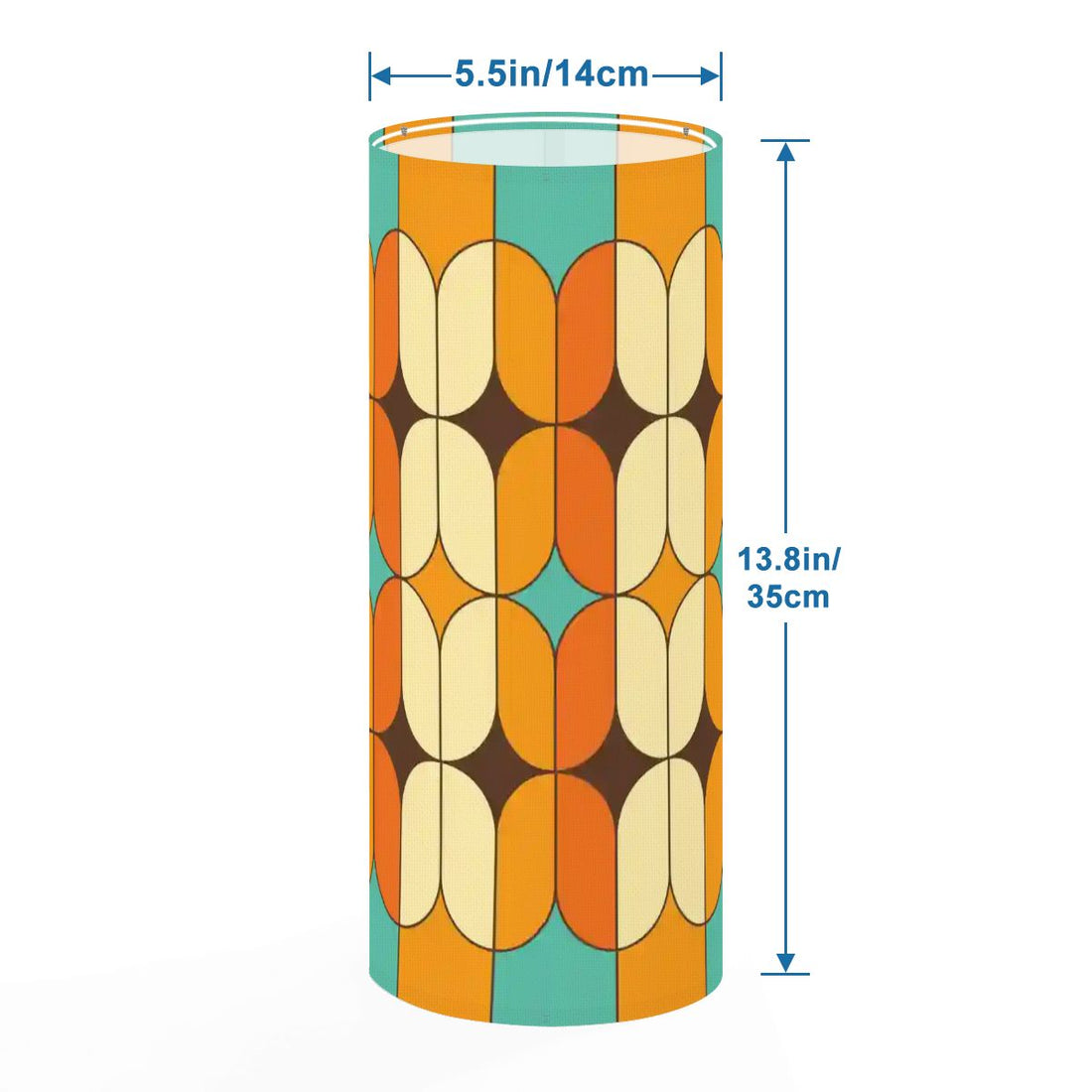 Kate McEnroe New York Mid Century Modern Retro Geometric Cylinder Lamp ShadeLamp Shades30Dr4Zxy9t