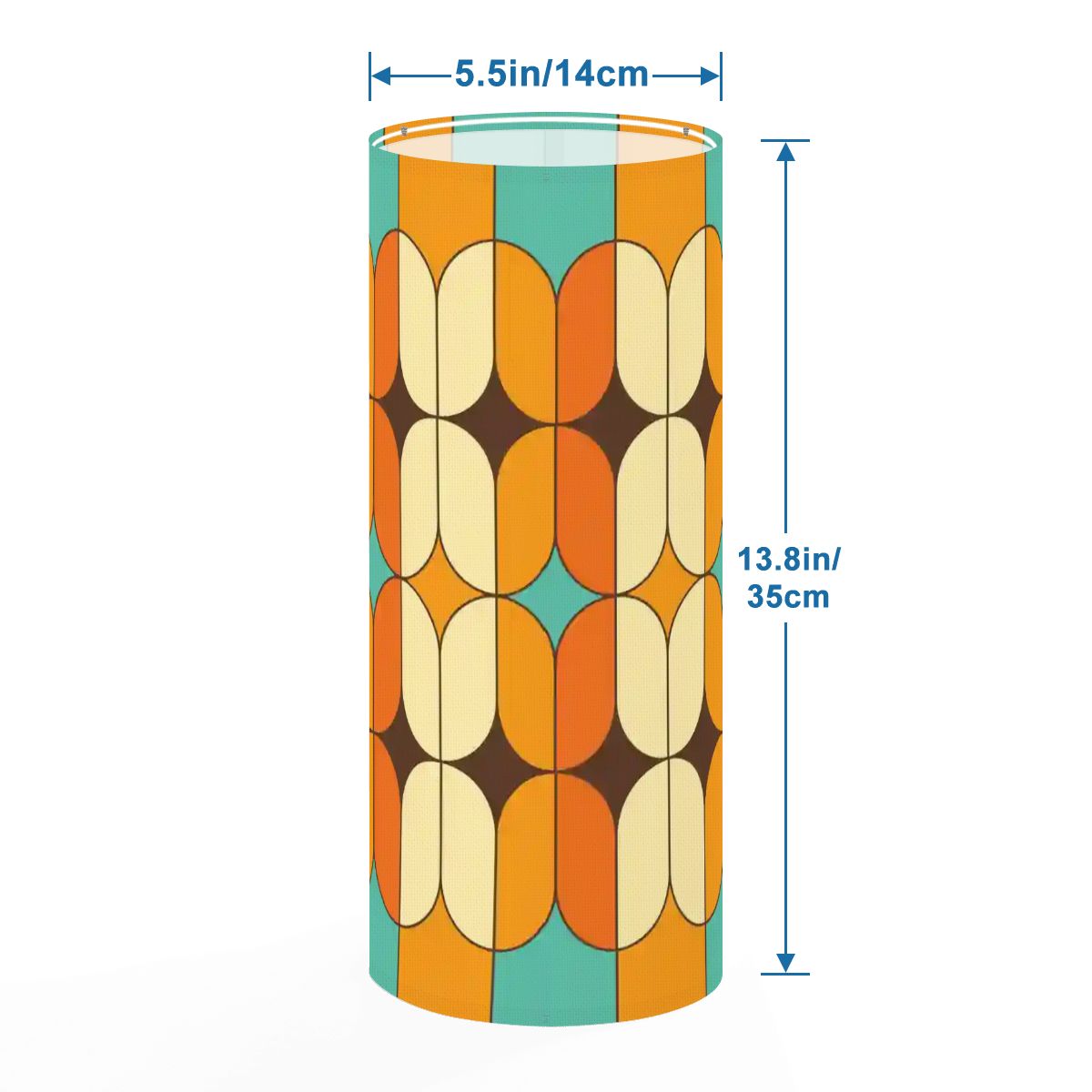 Kate McEnroe New York Mid Century Modern Retro Geometric Cylinder Lamp ShadeLamp Shades30Dr4Zxy9t