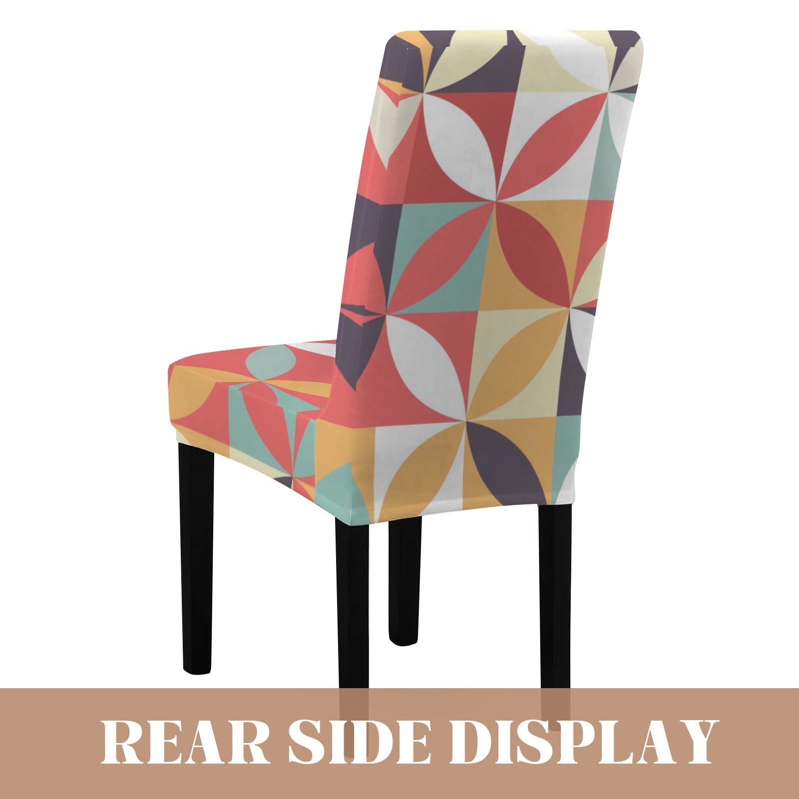 Kate McEnroe New York Mid Century Modern Retro Geometric Dining Chair CoverChair SlipcoversD3301045