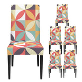 Kate McEnroe New York Mid Century Modern Retro Geometric Dining Chair CoverChair SlipcoversD3301045