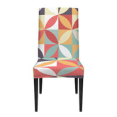 Kate McEnroe New York Mid Century Modern Retro Geometric Dining Chair CoverChair SlipcoversD3301050