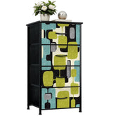 Kate McEnroe New York Mid Century Modern Retro Geometric Dresser, 50s Abstract Storage ChestDressersyIUq1uk0pM
