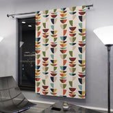 Kate McEnroe New York Mid Century Modern Retro Geometric MCM Blackout Curtain PanelWindow Curtains26834246509348245396