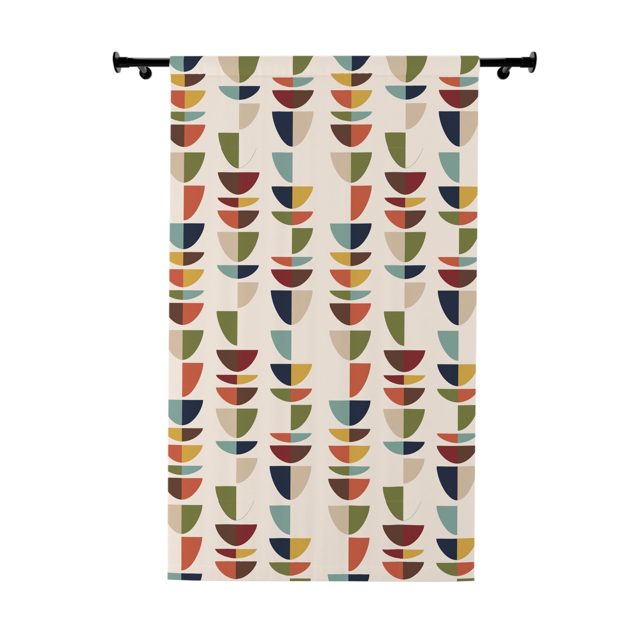 Kate McEnroe New York Mid Century Modern Retro Geometric MCM Blackout Curtain PanelWindow Curtains26834246509348245396