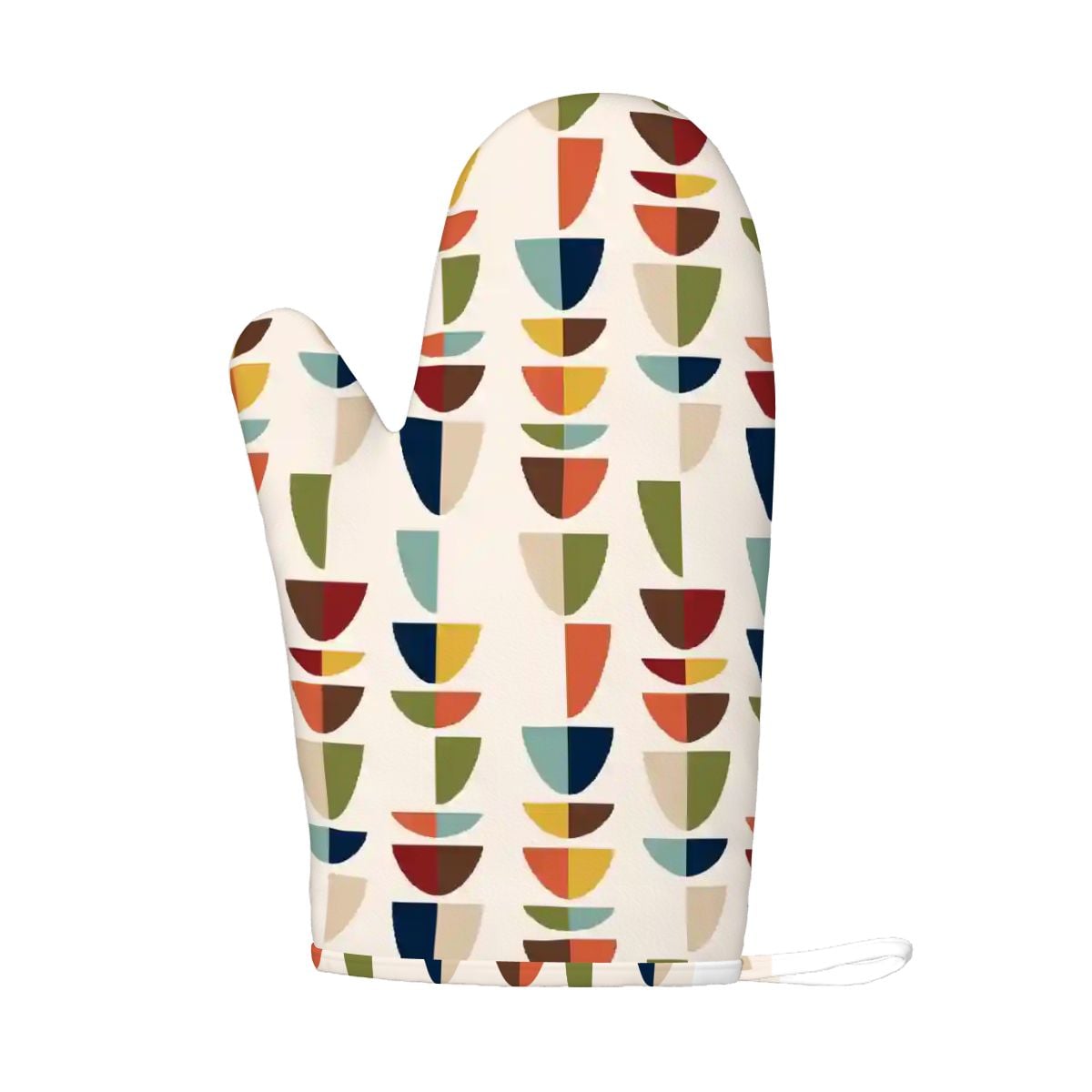 Kate McEnroe New York Mid Century Modern Retro Geometric MCM Pot Holder SetOven Mitts &amp; Pot Holder SetOBB166letJ