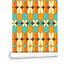 Kate McEnroe New York Mid Century Modern Retro Geometric Wallpaper PanelWallpaper119756