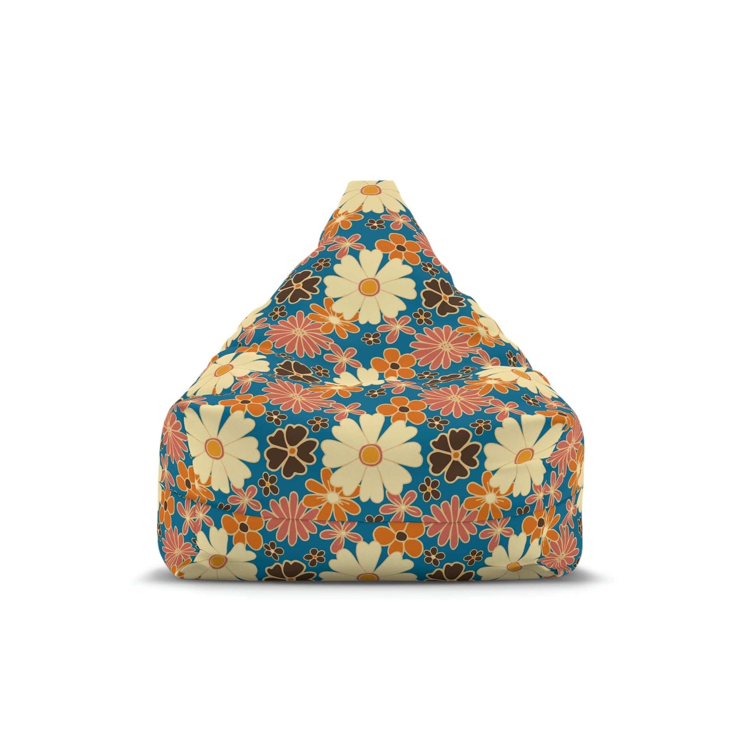 Kate McEnroe New York Mid Century Modern Retro Groovy Hippie Floral Bean Bag Chair CoverBean Bag Chair Covers13838716689396888186