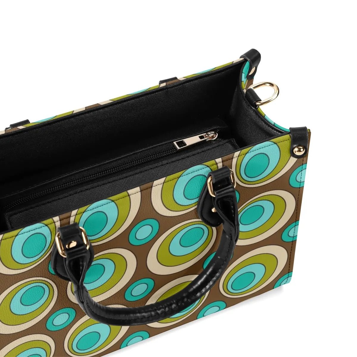 Kate McEnroe New York Mid Century Modern Retro Groovy Orbs SatchelHandbagsW1MOD4OY-1