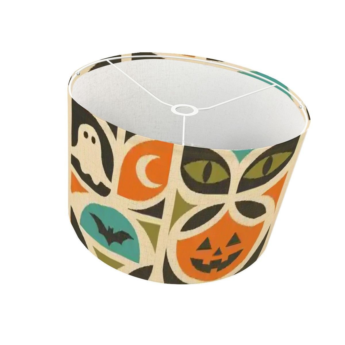 Kate McEnroe New York Mid Century Modern Retro Halloween Drum Lamp ShadeLamp ShadessicuU5cYMV
