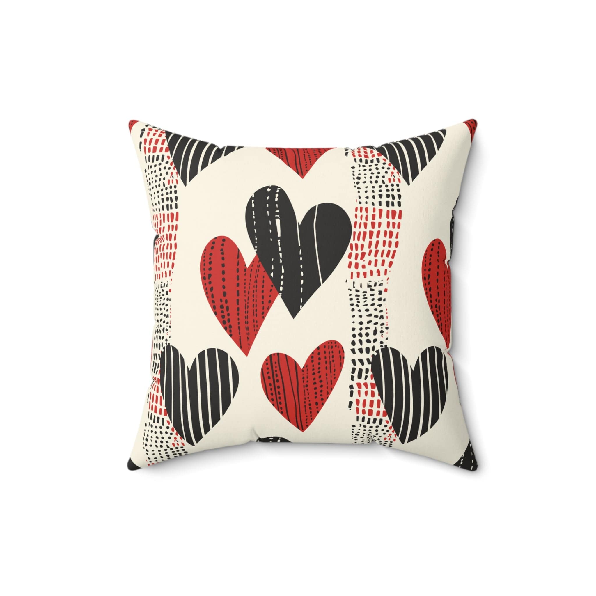 Kate McEnroe New York Mid Century Modern Retro Love Heart Throw PillowThrow Pillows10064209268456163988