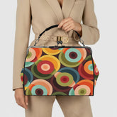 Kate McEnroe New York Mid Century Modern Retro Orbs Kiss Lock PurseCrossbody BagsD3233925