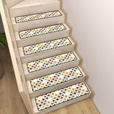 Kate McEnroe New York Mid Century Modern Retro Scandinavian Danish Geometric Stair Treads Stair TreadscHsZjLxYTs