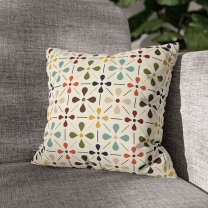 Kate McEnroe New York Mid Century Modern Retro Scandinavian Floral Pillow CoverThrow Pillow Covers10123858263881860272