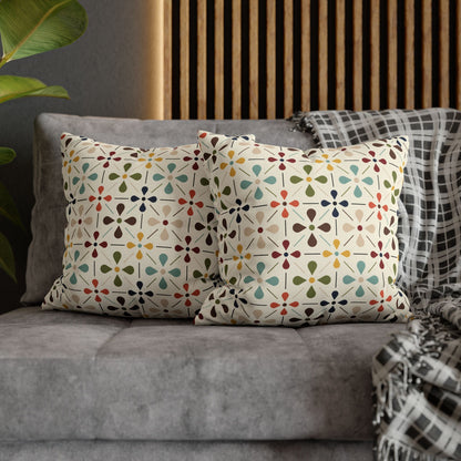 Kate McEnroe New York Mid Century Modern Retro Scandinavian Floral Pillow CoverThrow Pillow Covers10123858263881860272