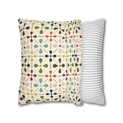 Kate McEnroe New York Mid Century Modern Retro Scandinavian Floral Pillow CoverThrow Pillow Covers10123858263881860272