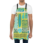 Kate McEnroe New York Mid Century Modern Retro Tiki Tropical Chefs ApronAprons22957838637873574462