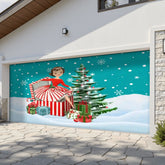 Kate McEnroe New York Mid Century Modern Retro Vintage Kitsch Christmas Garage Door BannerGarage Door BannerQBEbehHaN3
