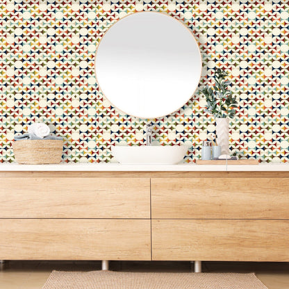 Kate McEnroe New York Mid Century Modern Scandinavian Danish Peel And Stick Wallpaper PanelWallpaper111392