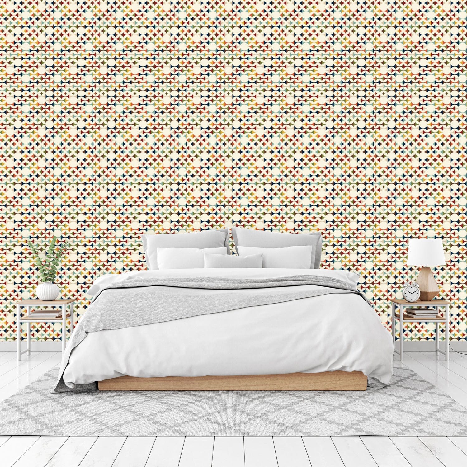 Kate McEnroe New York Mid Century Modern Scandinavian Danish Peel And Stick Wallpaper PanelWallpaper111392