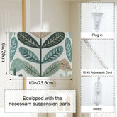 Kate McEnroe New York Mid Century Modern Scandinavian Floral Retro Botanical Pendant LampPendant LightshGU5rcHtHs